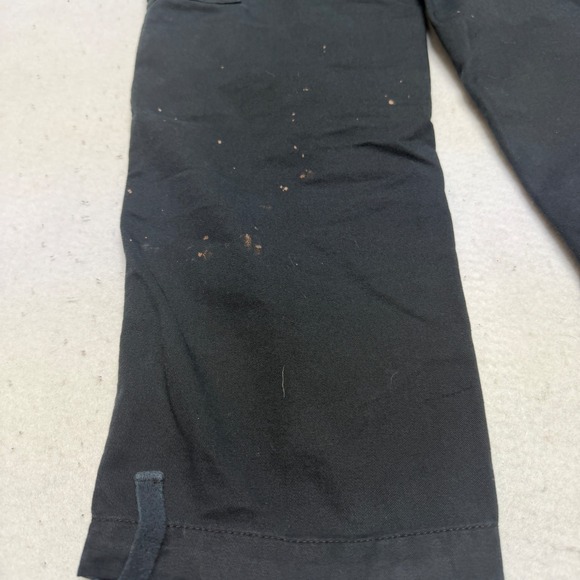 Empyre Pants Mens 28 Double Knee Cargo Pants Baggy Skater Black Y2K *FLAWED - Picture 12 of 16